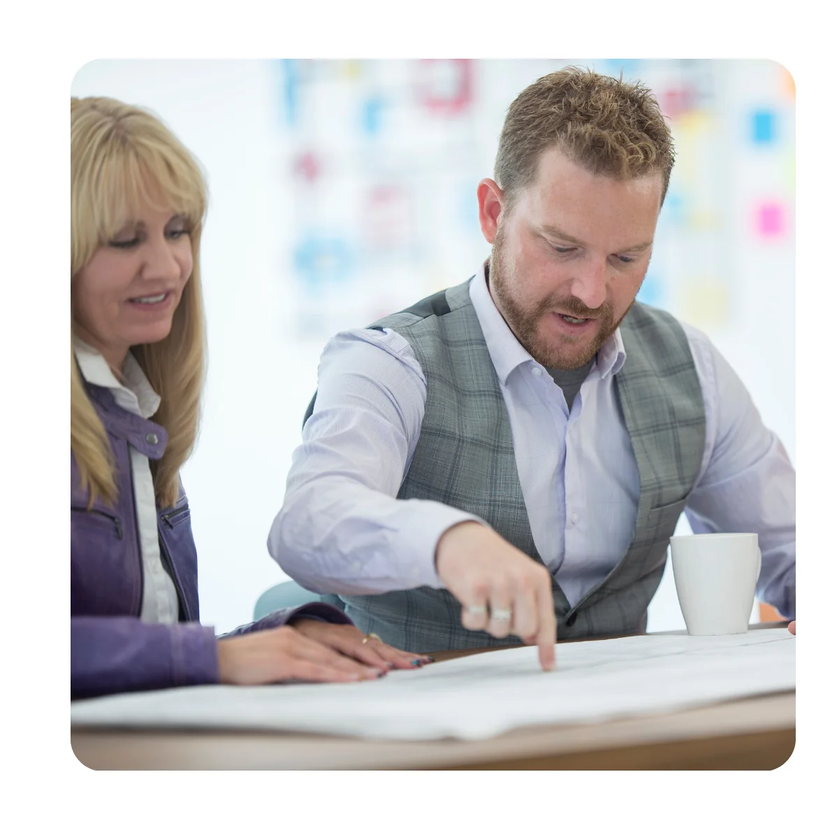 Successful business meeting and planning